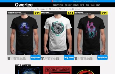 Qwertee des t-shirts pour les geeks et les geekettes