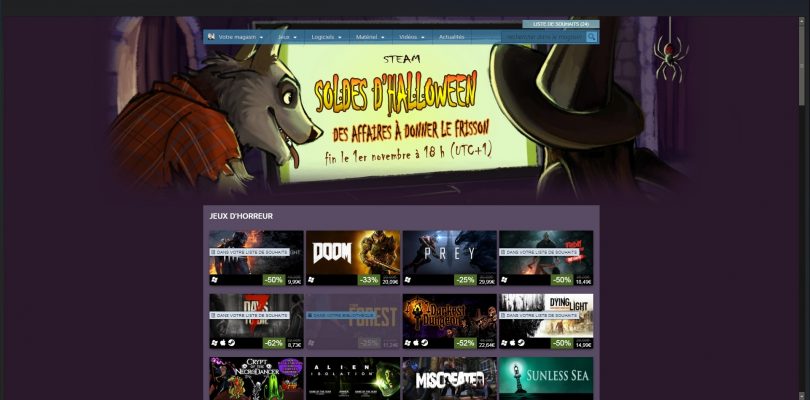 Steam : Les Soldes qui vont vous faire frissonner !