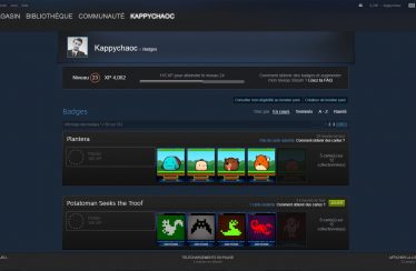 Comment gagner des levels sur steam ?