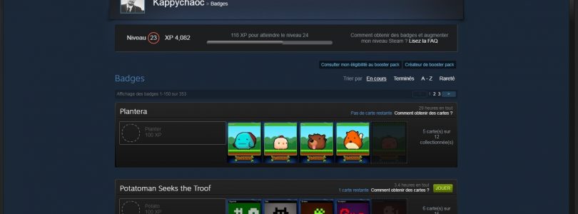 Comment gagner des levels sur steam ?