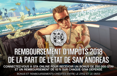 GTA V : il est encore temps de se faire rembourser ses impôts