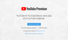 Youtube Premium : 3 mois gratuit
