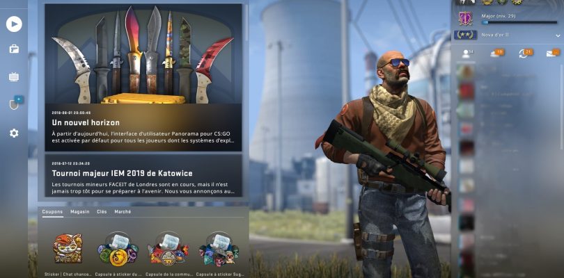 CS:GO : nouvelle UI et nouvelle caisse pour le célèbre jeu de Valve