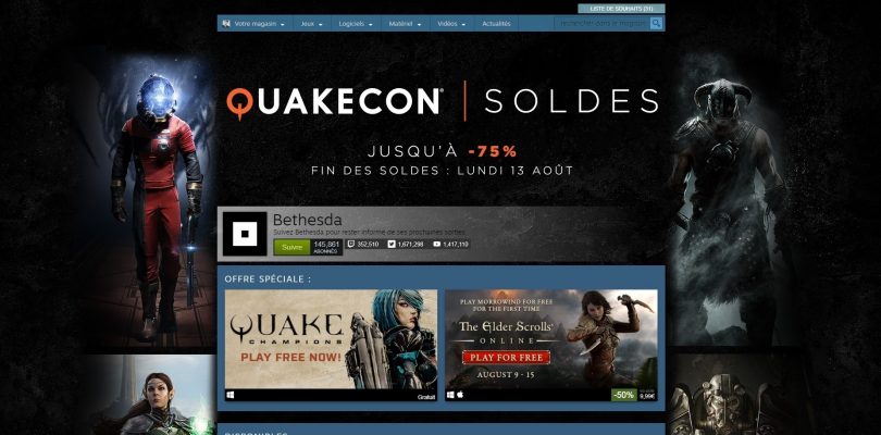 QuakeCon : de très bons jeux à petit prix, voire gratuit
