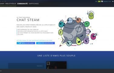 Steam : une mise à jour qui fait du bien !
