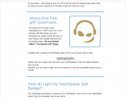 TeamSpeak : un badge exclusif pour séduire les anciens utilisateurs