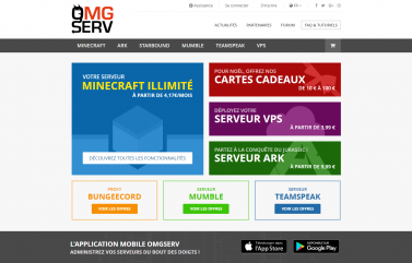 OMGSERV : présentation de l’offre Minecraft Illimité