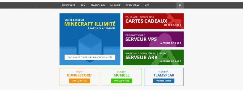 OMGSERV : présentation de l’offre Minecraft Illimité