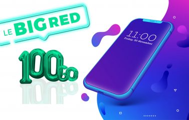 RED by SFR : BIG RED 100GO pour 12€ par mois