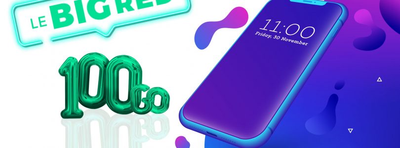 RED by SFR : BIG RED 100GO pour 12€ par mois