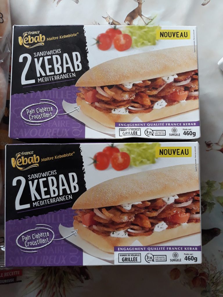  Le Sandwich Kebab Méditerranéen de chez France Kebab